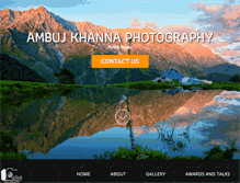 Tablet Screenshot of ambujkhanna.com